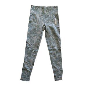 Gymshark Washed Jade Adapt High-Rise Ribbed Athletic Leggings Women's XS